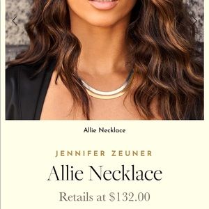 Brand new never worn herringbone gold necklace